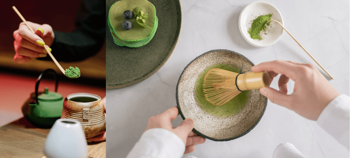 příprava matcha